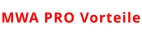 MWA PRO Vorteile